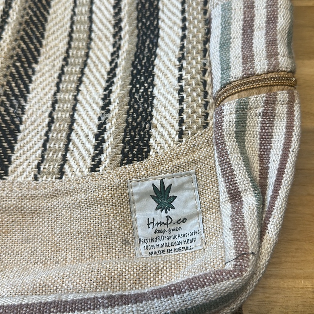 Hemp Co. 100% Himalayan Hemp Backpack View 3